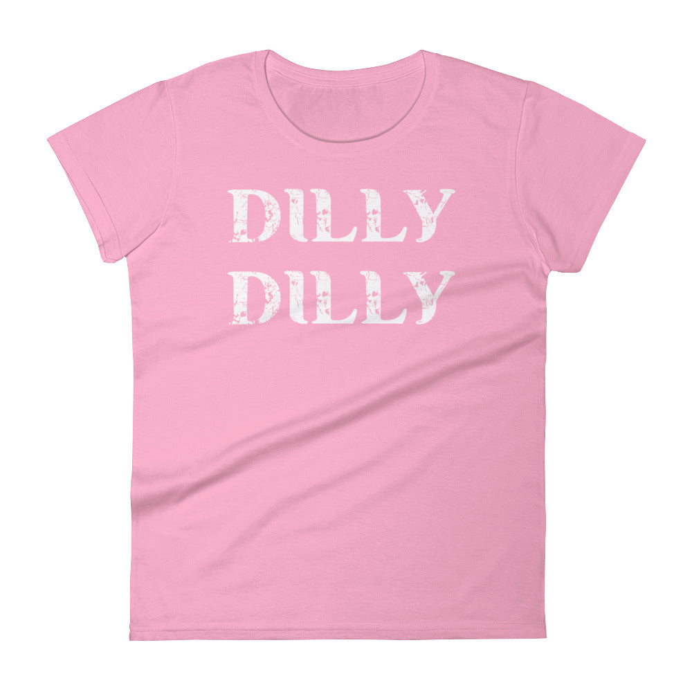 MLB New York Yankees Dilly Dilly Baseball Sports Women's V-Neck T-Shirt